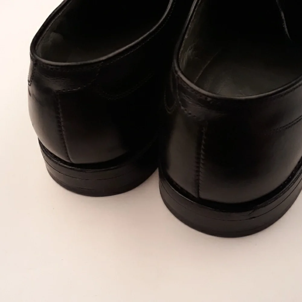 FOOTJOY‎ Classics Black Leather Lace Up Cap Toe 13 B Mens Dress Shoes